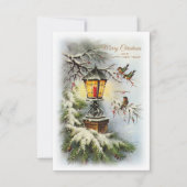 Carte de Noël vintage (Devant)