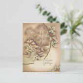 Carte de Noël Vintage (Debout devant)