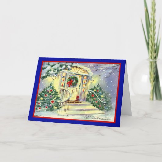 Carte de Noël Vintage (Devant)