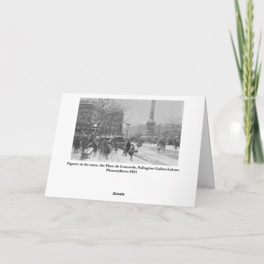 Carte de Noël Vintage (Dos)