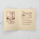 Carte de Noël Vintage (Intérieur)
