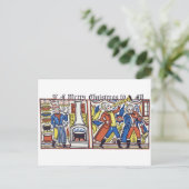 CARTE DE NOËL VINTAGE (Debout devant)