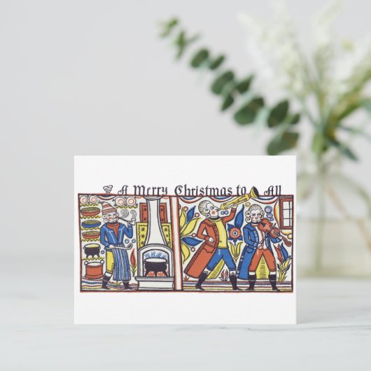 CARTE DE NOËL VINTAGE (Debout devant)