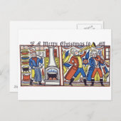 CARTE DE NOËL VINTAGE (Devant / Derrière)