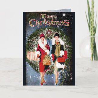 Carte de Noël vintage