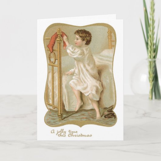 Carte de Noël Vintage (Devant)