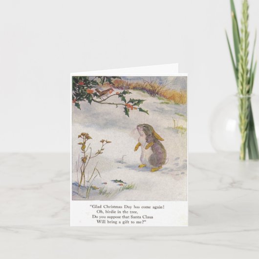 Carte de Noël vintage (Devant)