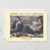 Carte de Noël Vintage à l'ancienne (Devant)