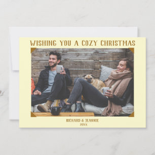 Carte de Noël Vintage à l'ancienne