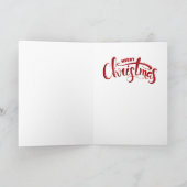 Carte de Noël vintage afro-américaine (Intérieur)