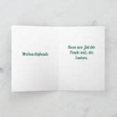 Carte de Noël vintage allemande (Intérieur)