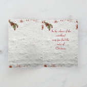 Carte de Noël vintage allemande Deer Woodland (Intérieur)