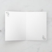 Carte de Noël vintage au renne (Intérieur)