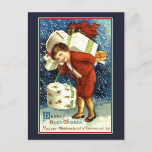 Carte de Noël Vintage Bonne Voix