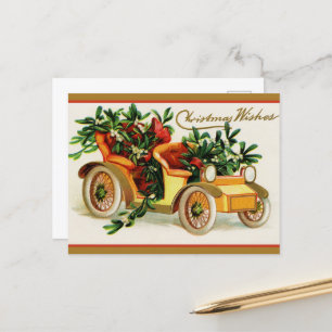 Carte de Noël Vintage : Charme intemporel