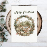 Carte de Noël vintage Christian Merry<br><div class="desc">Vintage Christian Merry Christmas Card - Téléchargement numérique avec la crèche Scène dans les tons de Terre Célébrez la saison avec cette belle carte de Noël Christian Merry de style vintage. Dotée d'une scène de crèche sereine encadrée d'une délicate couronne de fleurs et de verdure, cette carte évoque l'esprit paisible...</div>