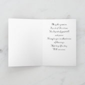 Carte de Noël vintage d'Afro-américain (Intérieur)