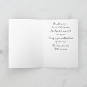 Carte de Noël vintage d'Afro-américain (Intérieur)