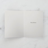 Carte de Noël vintage de Santa maigre (Intérieur)