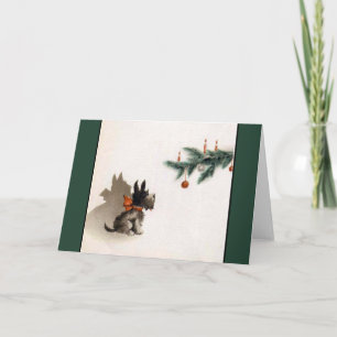 Carte de Noël vintage de Scotty