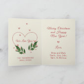 Carte de Noël vintage éditable Xmas (Intérieur)