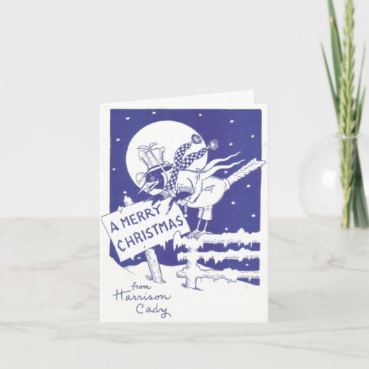 Carte de Noël vintage Harrison Cady (Devant)
