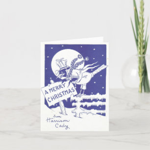 Carte de Noël vintage Harrison Cady