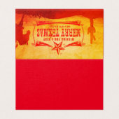 Carte de Noël vintage Merry Texas (Outside Unfolded)