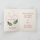 Carte de Noël Vintage MODIFIABLE (Intérieur)
