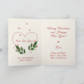Carte de Noël Vintage MODIFIABLE (Intérieur)