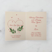 Carte de Noël Vintage MODIFIABLE (Intérieur)