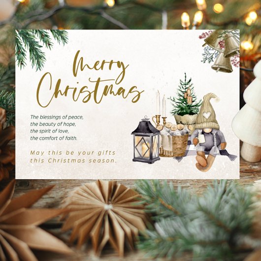 Carte de Noël Vintage : Noël Nostalgale