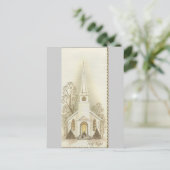 Carte de Noël vintage "Nuit Sainte" (Debout devant)