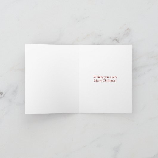 Carte de Noël vintage Nutcracker Soldat (Intérieur)