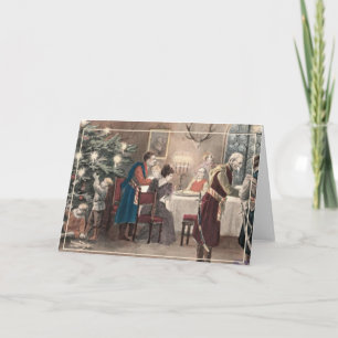 Carte de Noël vintage polonais