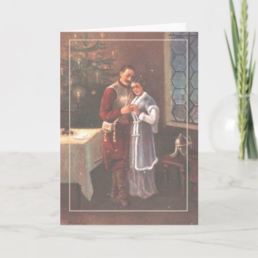 Carte de Noël vintage polonais (Devant)