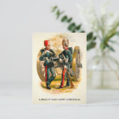 Carte de Noël vintage pour soldats  (Debout devant)