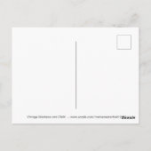 Carte de Noël vintage représentant la Vierge et l' (Dos)