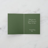 Carte de Noël vintage rétro (Intérieur)