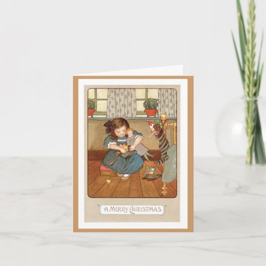 Carte de Noël Vintage - Un joyeux Noël (Devant)