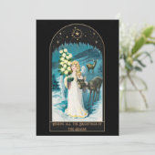 Carte de Noël vintage victorienne (Debout devant)