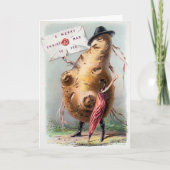 Carte de Noël vintage victorienne (Devant)