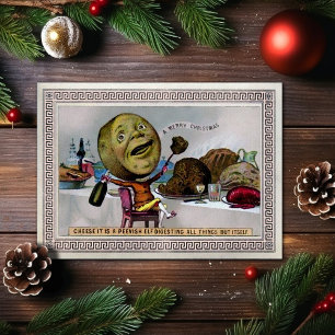Carte de Noël vintage victorienne