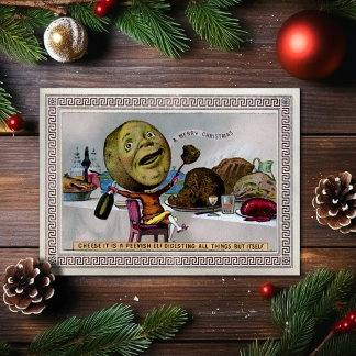 Carte de Noël vintage victorienne