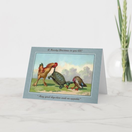 Carte de Noël vintage victorienne (Devant)