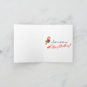 Carte de Noël vintage Vieux Monde Santa Claus (Intérieur)