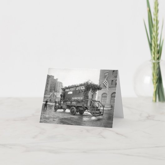 Carte de Noël Vintage WASHINGTON DC POST 1919 (Devant)