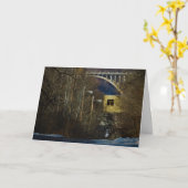 Carte de Noël "Violation de sécurité" (Fleur jaune)