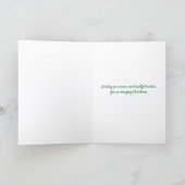 Carte de Noël - Voeux chauds et sincères (Intérieur)