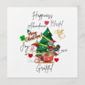 Carte de Noël | Vœux de fêtes de fin d'année (Devant)